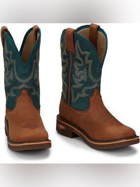 Justin Composite Toe Waterproof Western Work Boots